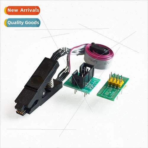 SPI BIOS FLASH no-removal test burn-in clips SOP8 24C wide n