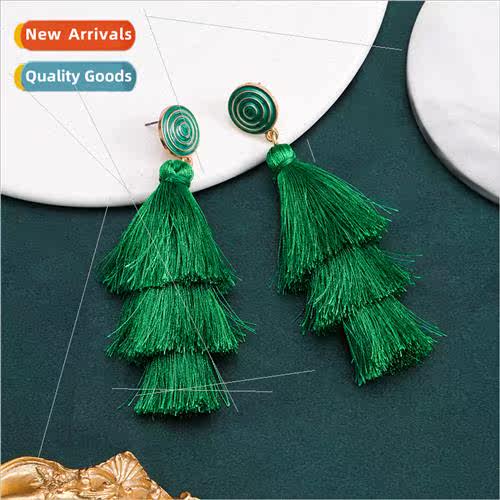 Europe Irish St. Patrick Earrings Classic Green Festival Han