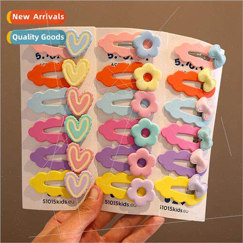 Hair clips children female side clip head flow sea broken ha