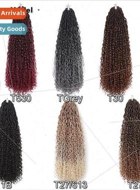 26 inch long curly hair chemical fiber wrap tube riverlocs c