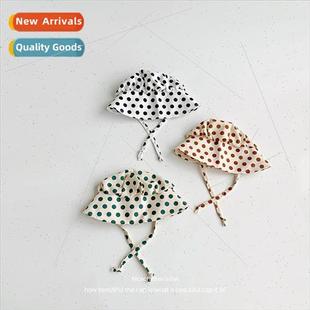 sun hat polka Spring thin children dot cute summer