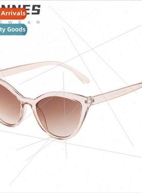 new fashion large frame cat eye sunglasses men women retro s