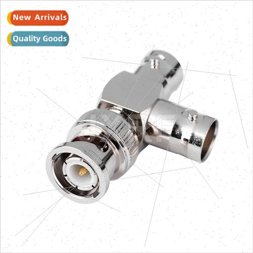 RF connector BNC tee one male to two female Q9 coaxial RF ad