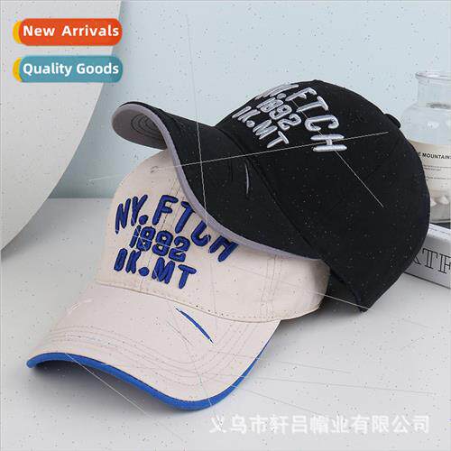 New embroidered letters baseball hat summer outdoor sun hat