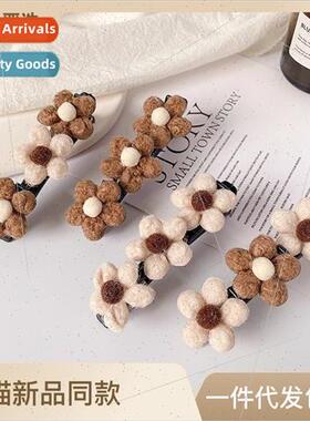 New flowers hairpin ehead hairpin side bangs broken hair sid