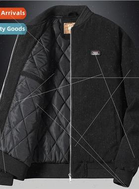 2023 new fall winter cotton jacket men thickened warm windpr