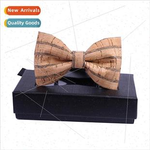 Tie Casual Wood Men Wedding Bow Chip Dress Woodgrain