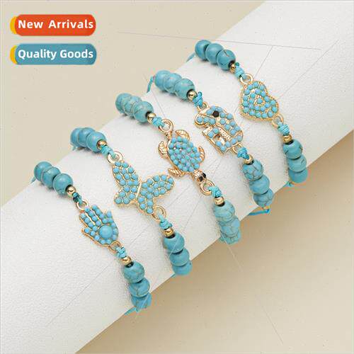 New Turtle Turquoise Bracelet Fashion Paper Card Adjustable