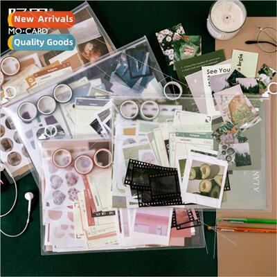 Material package set lerary album series ins wind wall poste