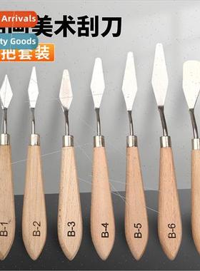B-2 oil painting scraper paint mixing knife art acrylic wate