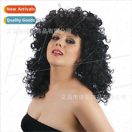 Super Mario Long Curly Hair Festival Wig African Corn Perm F