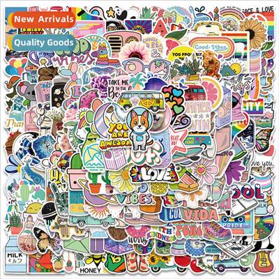 200 cartoon VSCO small fresh graffiti stickers luggage skate