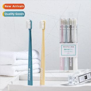 lver Ion Antibacterial Soft lk Toothbrush 4pcs Adults licone