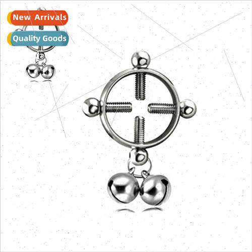 Non-Piercing Adjustable Stainless Steel Bell Piercing Jewelr
