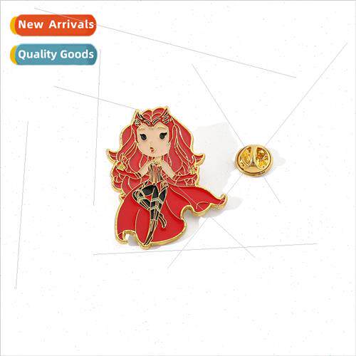 Marvel Avengers Scarlet Witch Brooch Fashion Costume Bag Acc