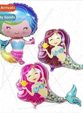 Cartoon modeling ocean museum decoration arrangement mermaid