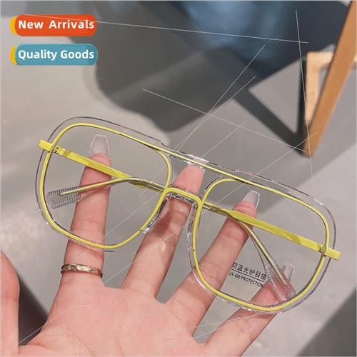 Myopia radiation double beam irregular tr90 frames can be eq