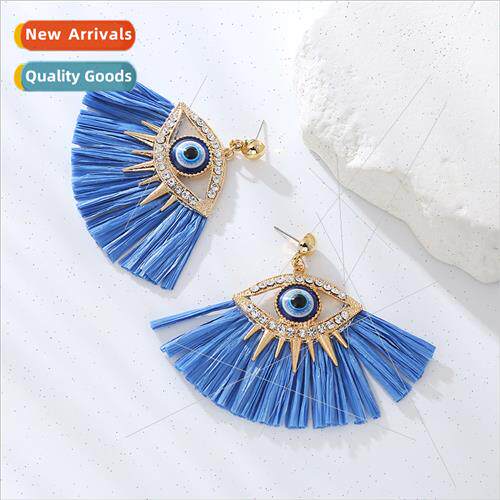 Europe bohemian ethnic earrings fashion alloy diamond-set de