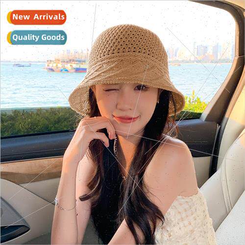 new knted pot hat can be folded simple bucket hat female sun