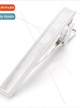 Business Tie Clip Men  Shell Lapel Clip Hosting Wedding Lape