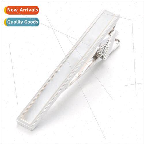 Business Tie Clip Men  Shell Lapel Clip Hosting Wedding Lape