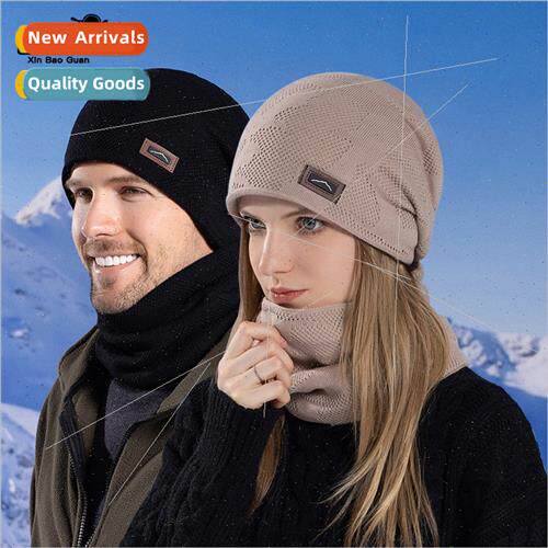 9619 winter outdoor cycling knted wool cap men padded warm h