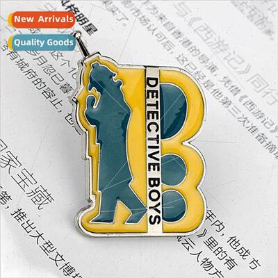 Detective Conan brooch decorative seventeenth anniversary co