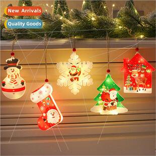 Christmas decoration hanging night light bar window holiday