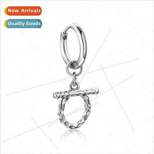 Korean  simple metal wind personaly creative  earrings taniu