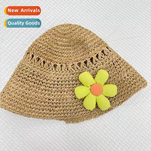 ins handmade DIY knting fisherman hat children Korean  creat