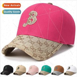 fashion hat duck Uned embroidered States letters Europe