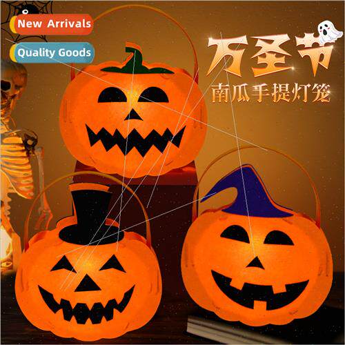 Halloween pumpkin lights children diy handmade material pack