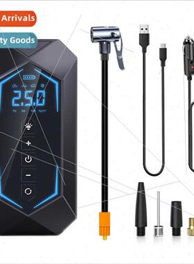 Car inflatable pump portable mini self electric tire pump ai