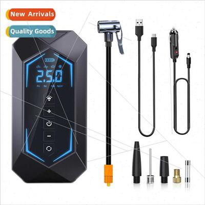 Car inflatable pump portable mini self electric tire pump ai