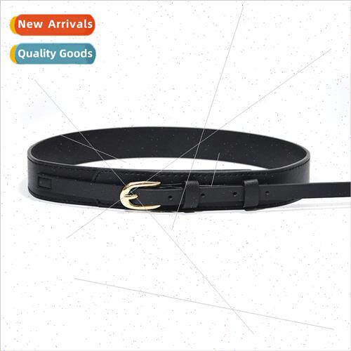 Korea popular new ladies imation leather belt simple fashion