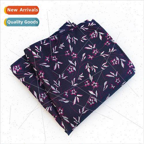 Su Pocket Towel Men Small Square Towel Fashion Floral Chest