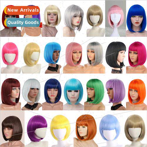 COS wig head sweet cute blonde complete set head Halloween s