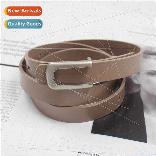 Small C buckle belt female decorative ins summer jeans belt