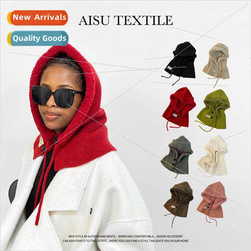 Autumn winter big head circumference wrapped head cap ladies