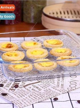 High borosilicate heat-resistant double ear square baking di