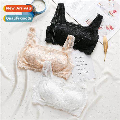 lk bustier type -steel ring bra women anti-glare wrap chest