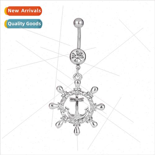 Body Piercing Belly Dance Jewelry Pirate Hook Ship Anchor Di