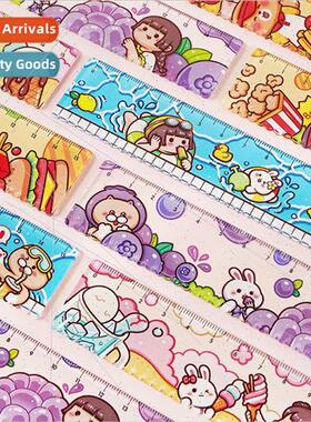 Toga small spud straight ruler with wave ruler handbook scal