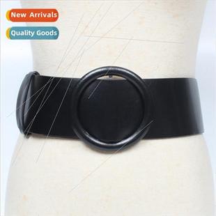 Decorative Wide Belt mple Skirt Buckle Even Whe Circle