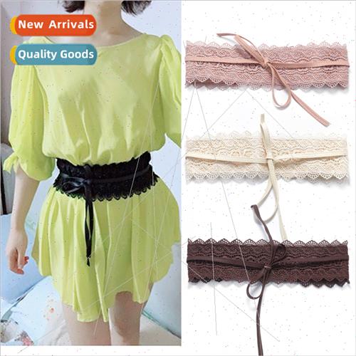 Women Belt Multi-color Optional Lace Lace Extra Wide Belt Sw