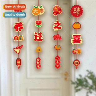 Housewarming new home into house decoration pendant festive