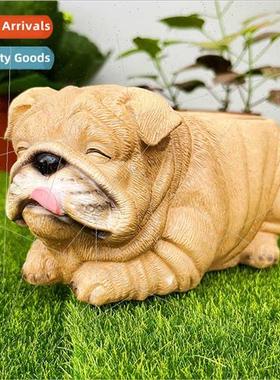 Home simulation animal flower pot rustic resin crafts orname