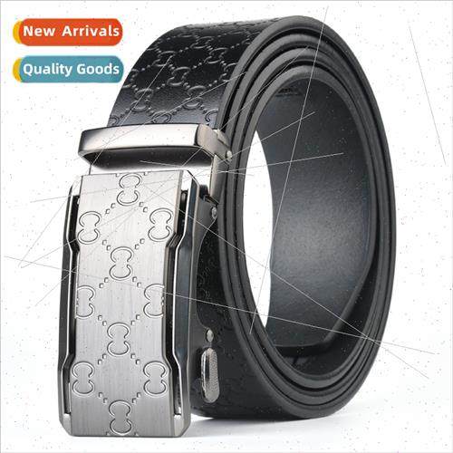 first layer pure cowhide leather belt men leather automatic
