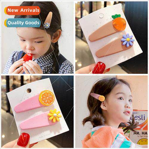 Girls hair clip ins children bb clip female water drop clip