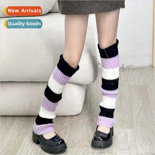 lola soft sister striped stacked socks sets autumn winter le